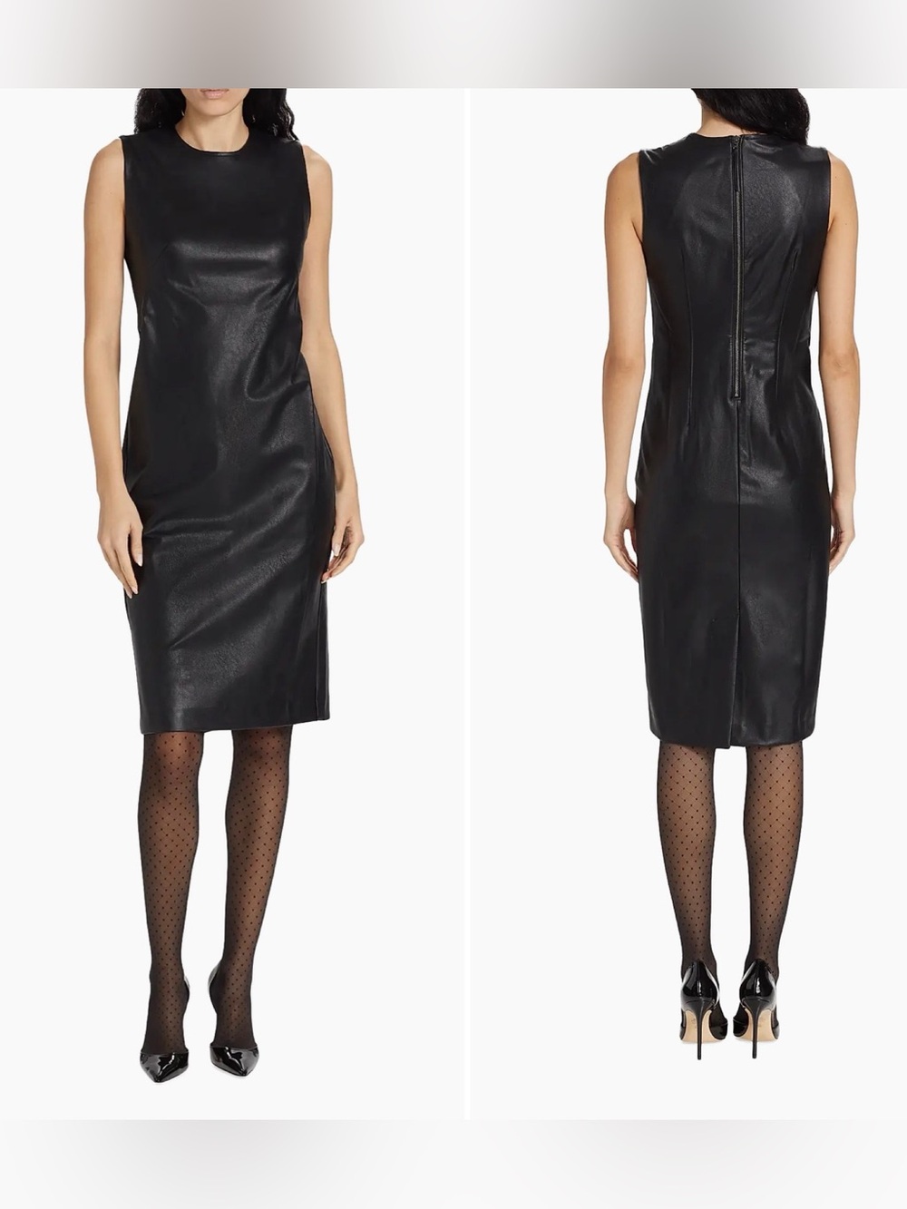 Spanx
Faux Leather Sheath Dress